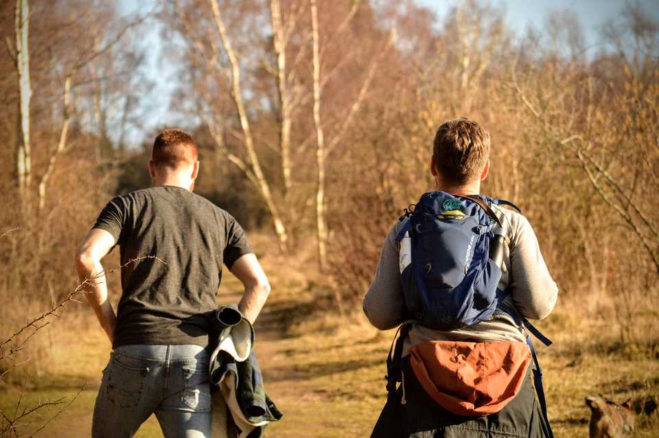 Start of the ascent